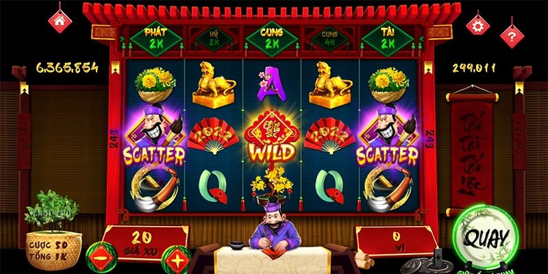 Không khí Tết ùa về khi chơi ông đồ slot